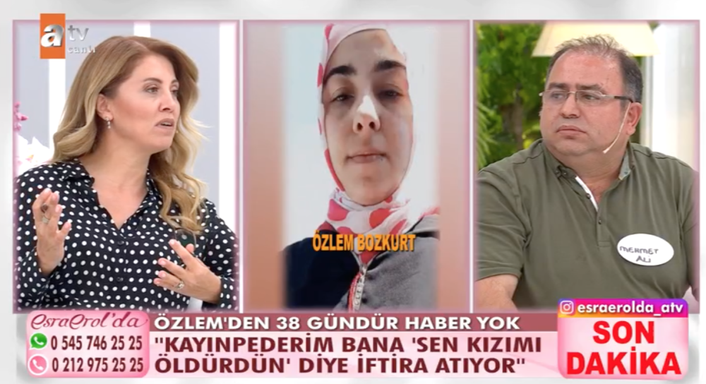 esra erol da mehmet ali bozkurt kimdir ozlem bozkurt kimdir ozlem bozkurt olayi nedir